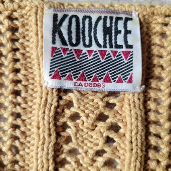 KOOCHEE HEAVY KNIT CARDIGAN - Picture 4 of 5